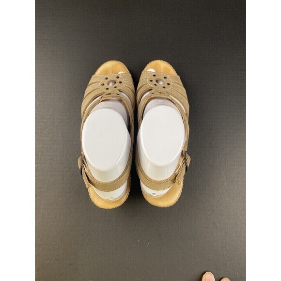 Women's La Plume Beige Leather Sandals - Size EU 39 / US 8.5 Pre Owned - Picture 5 of 16